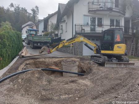 Obnova kanalizacije na Prisojni poti (2)